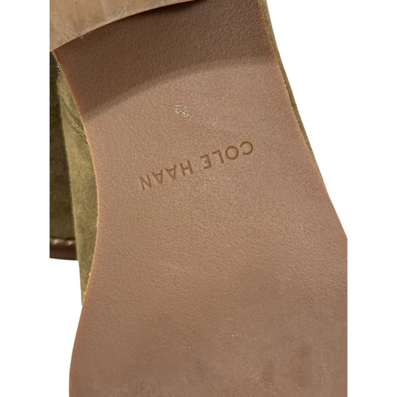 Cole Haan Women's Haidyn Boots Dark Olive Suede Size 6B - Picture 9 of 11